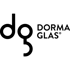 Schwarzes Logo mit den Buchstaben „dg“ und dem Text „DORMA GLAS“ daneben.